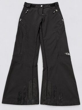 CB Sports Women’s Snow Ski Pants Medium Black Fleece Lined Adjustable Waist